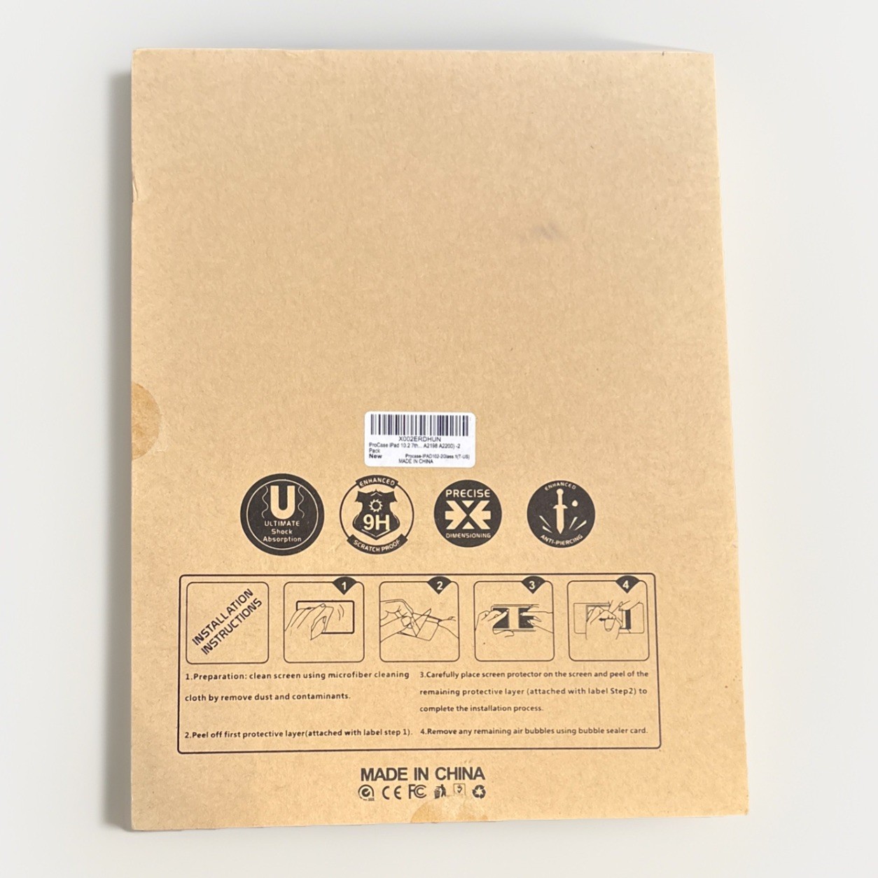 Screen Protector for ipad 10.2 & Tablet Glass Screen Pro Premium Tempered