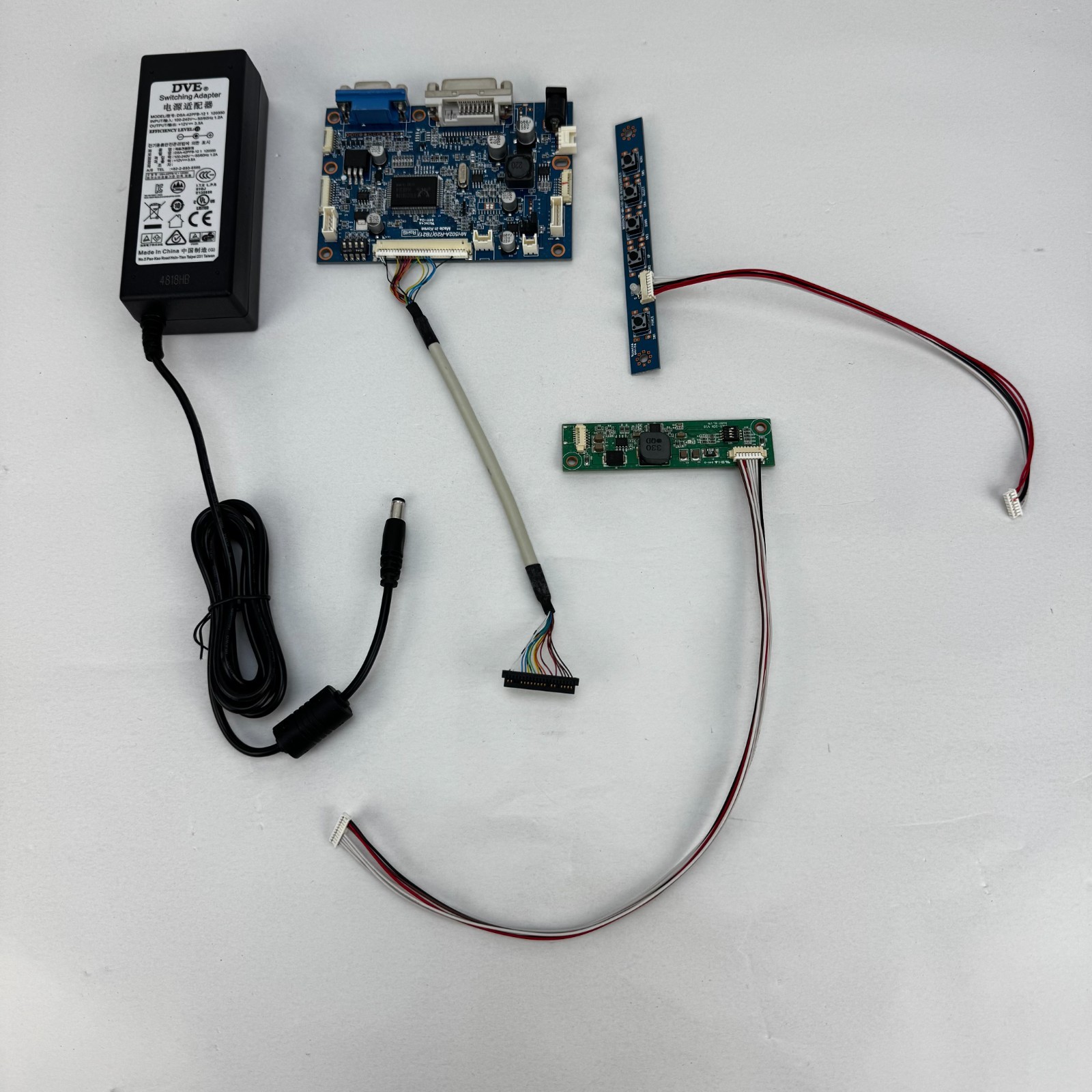 Mitsubishi MH502A 19122-0054 A/D Board Kit w/ MK005A DJLD-2CH & AC Adapter