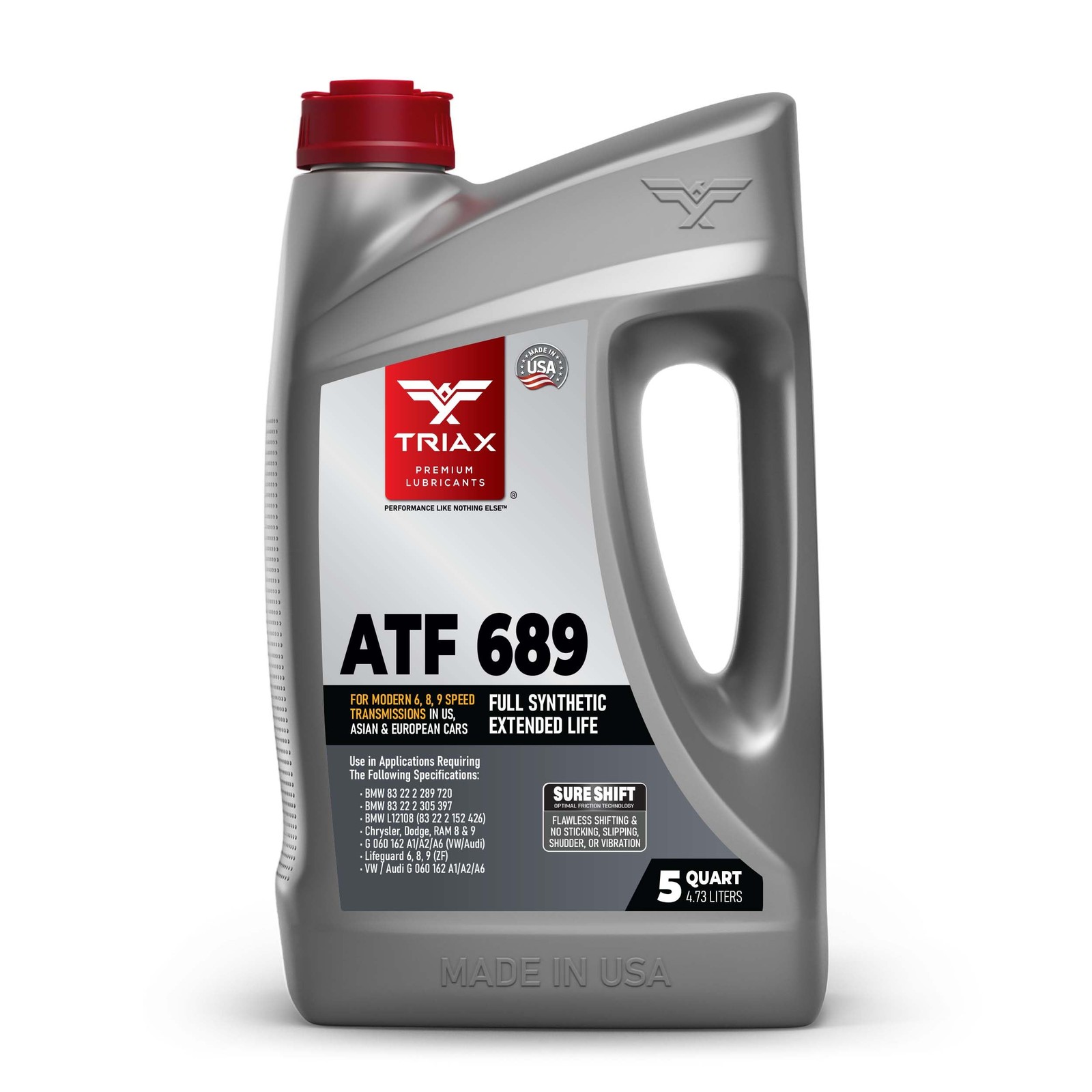 TRIAX ATF 689 Full Synthetic for ZF 6HP, 8HP, 9HP Transmissions | Compatible ...