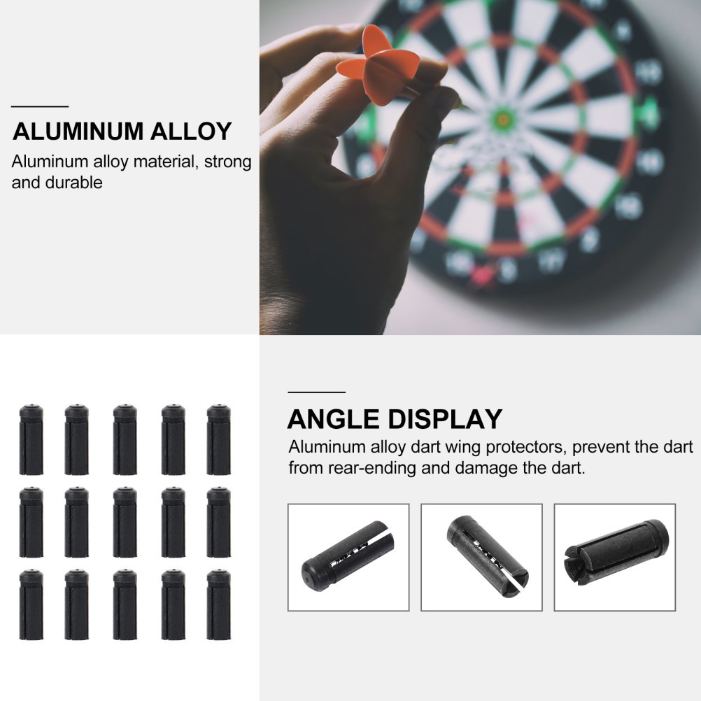15 Pcs Professional Flight Protectors for Fixators Dartboard Accessories