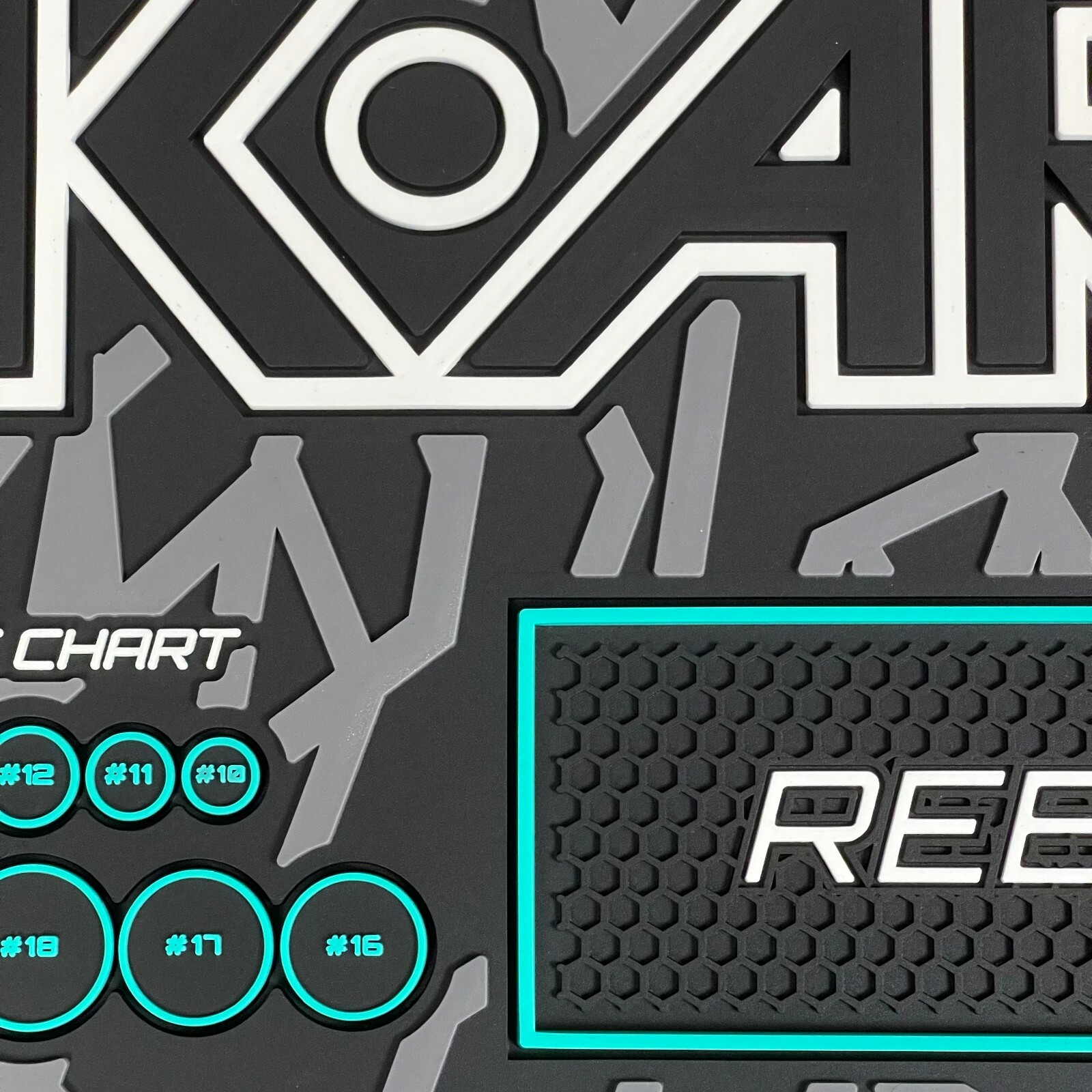 NEW HK Army Tech Mat - Black/Teal