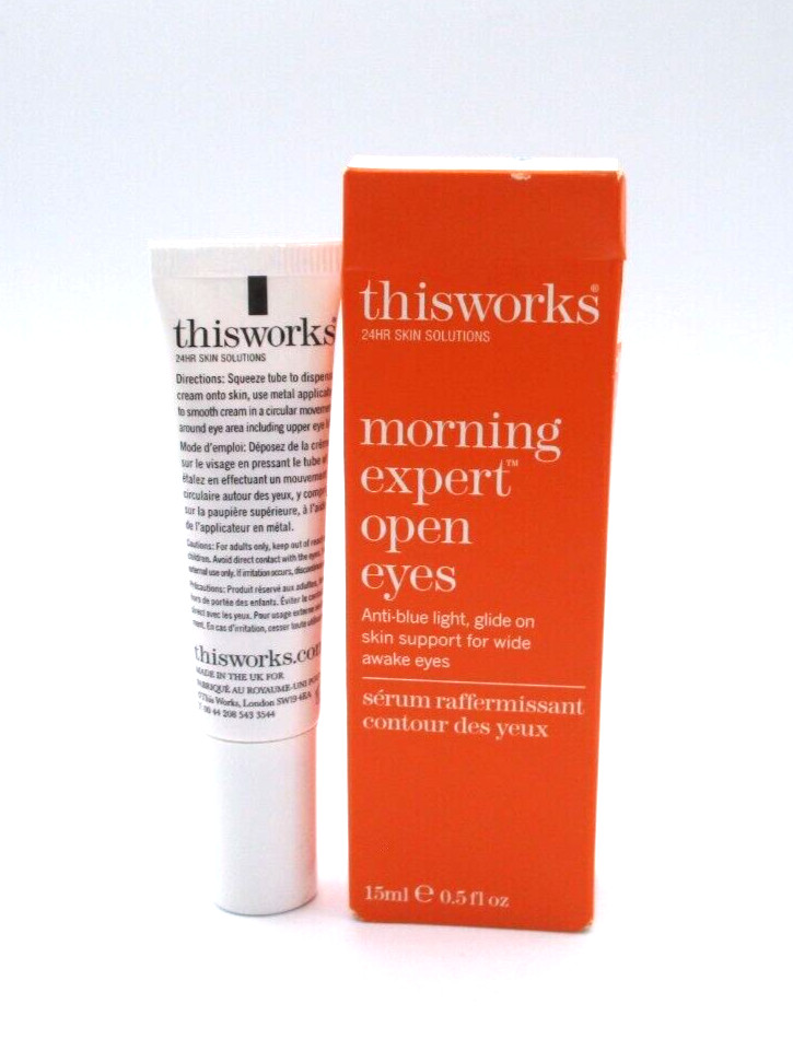Thisworks Morning Expert Open Eyes  15 ml / 0.5 oz  BNIB
