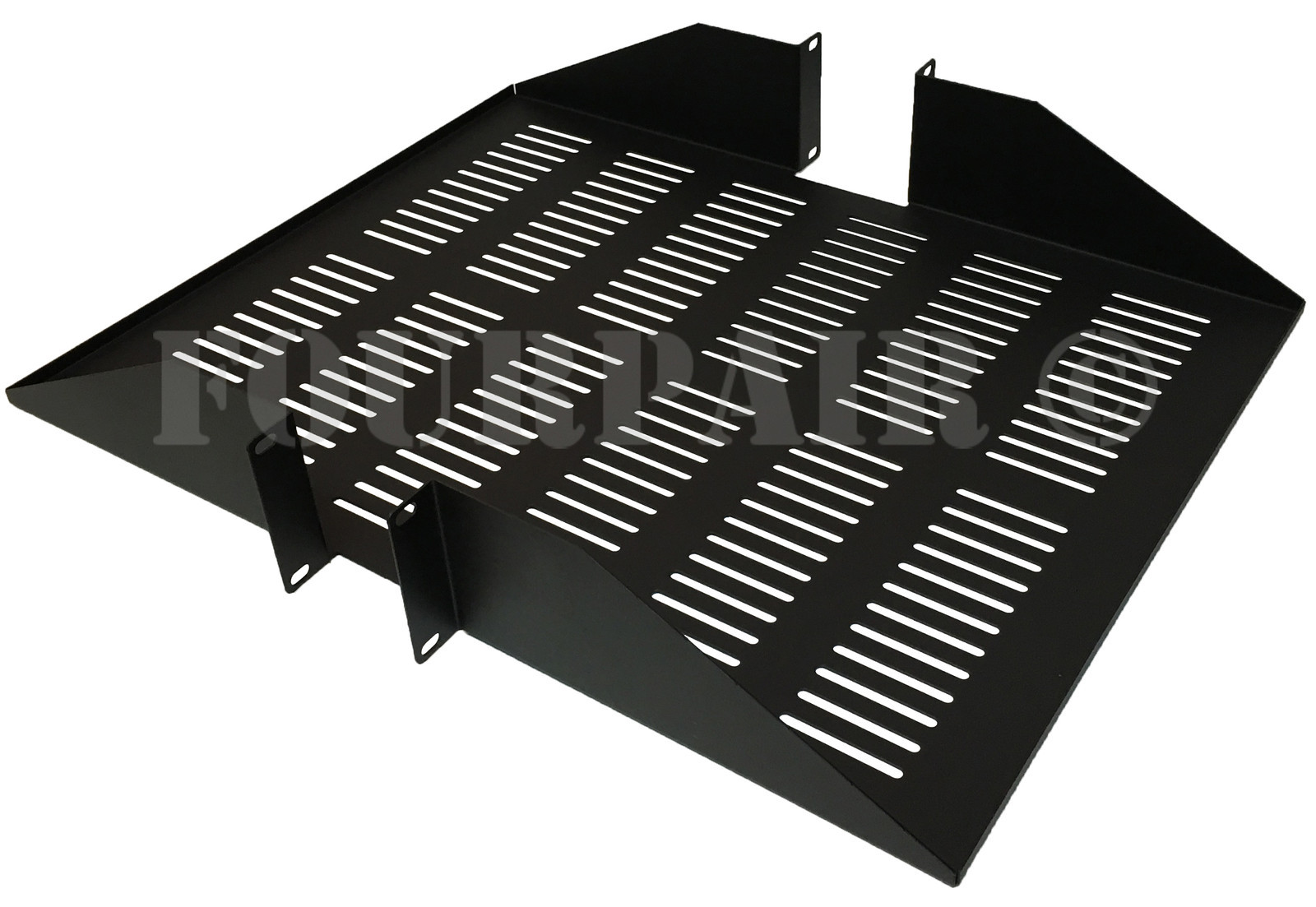 19" Center Weight Vented Rack Mount IT Data Networking Server Shelf 2U 22" Deep