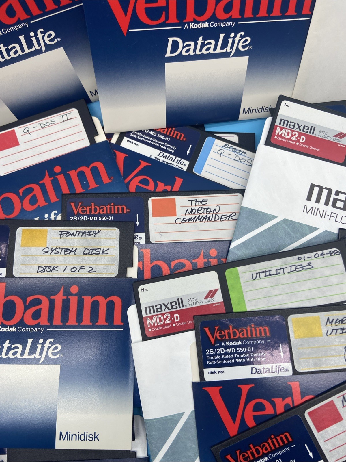 110+ Bulk Vintage Random Program/ Files Floppy Disks for Reformatting