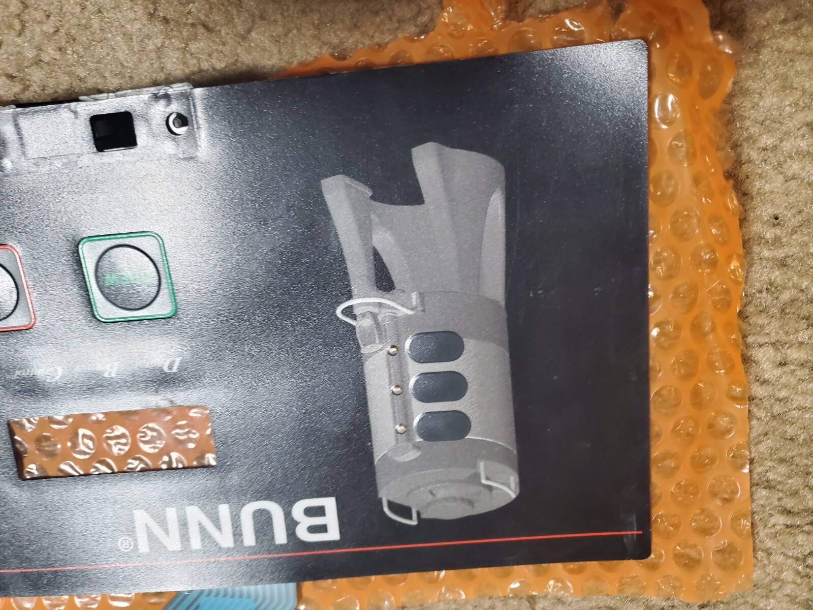 Bunn Switch Membrane 35242.0000 Digital Brewer Control Panel Button 20 Pin Cable