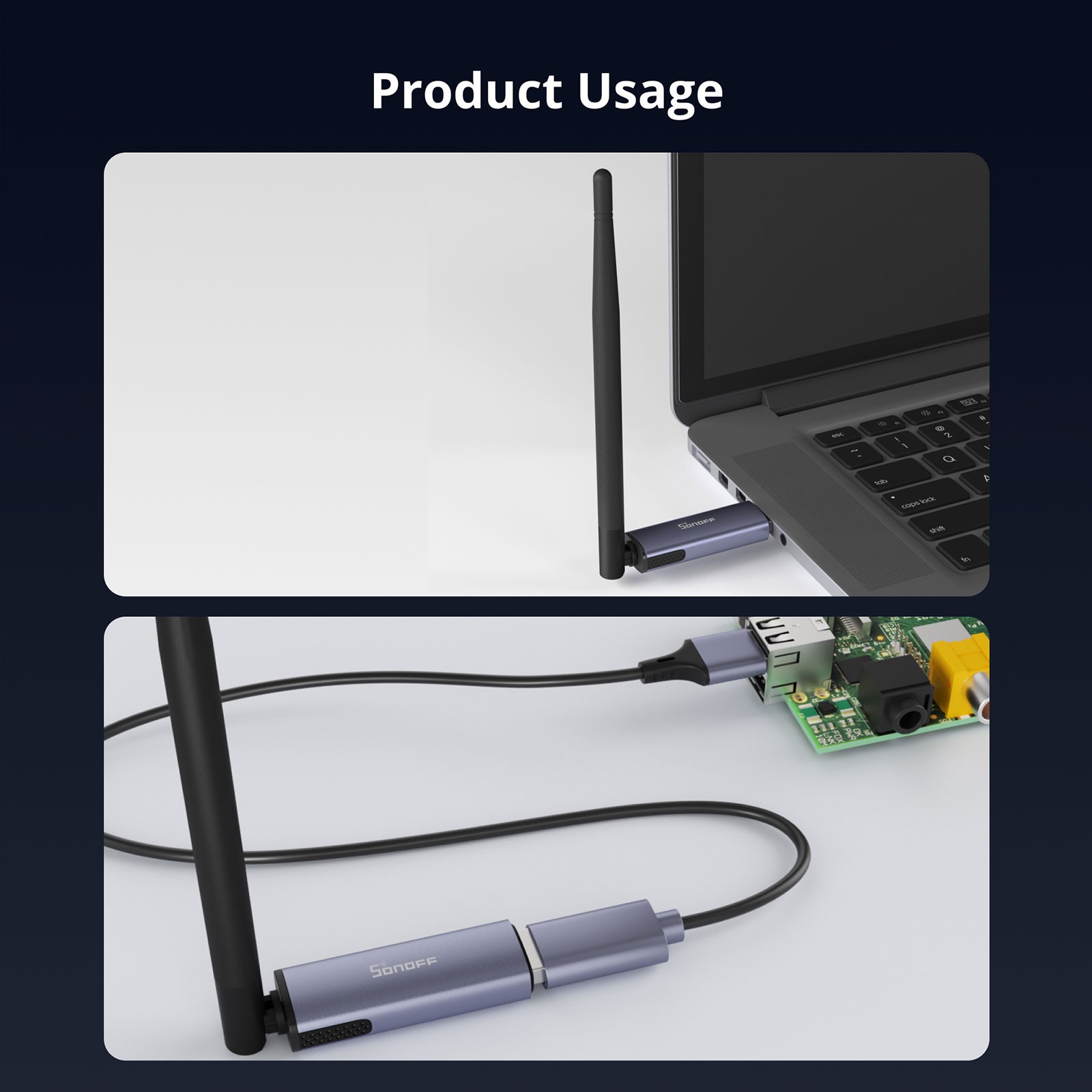 SONOFF Zigbee Gateway USB Dongle Plus MG24, Thread & Zigbee USB Stick Controller