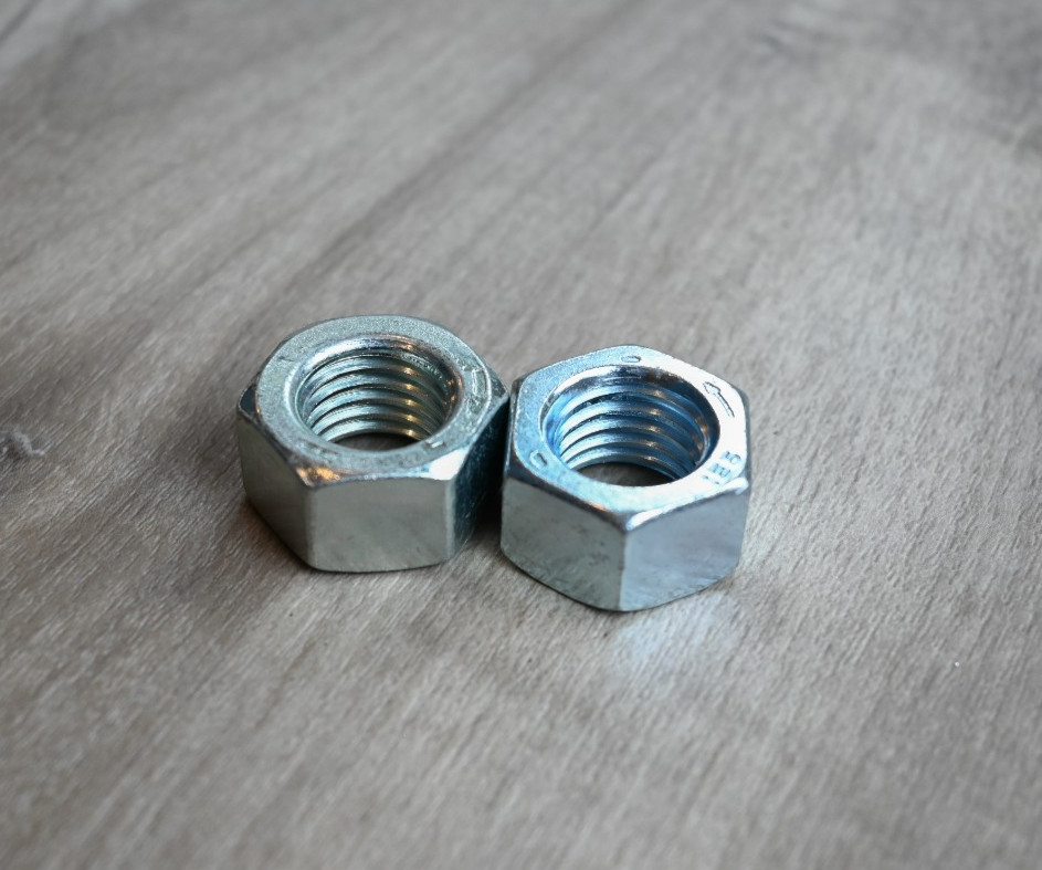 Industrial Bench Grinder Arbor Nut Set 8" | 3/4-10UNC Thread | Baldor & Others