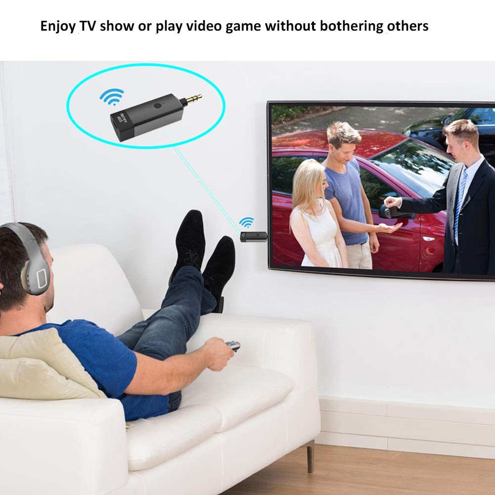 Airfrex Bluetooth Transmitter, Compatible with BT Headphone and Speaker, Work...