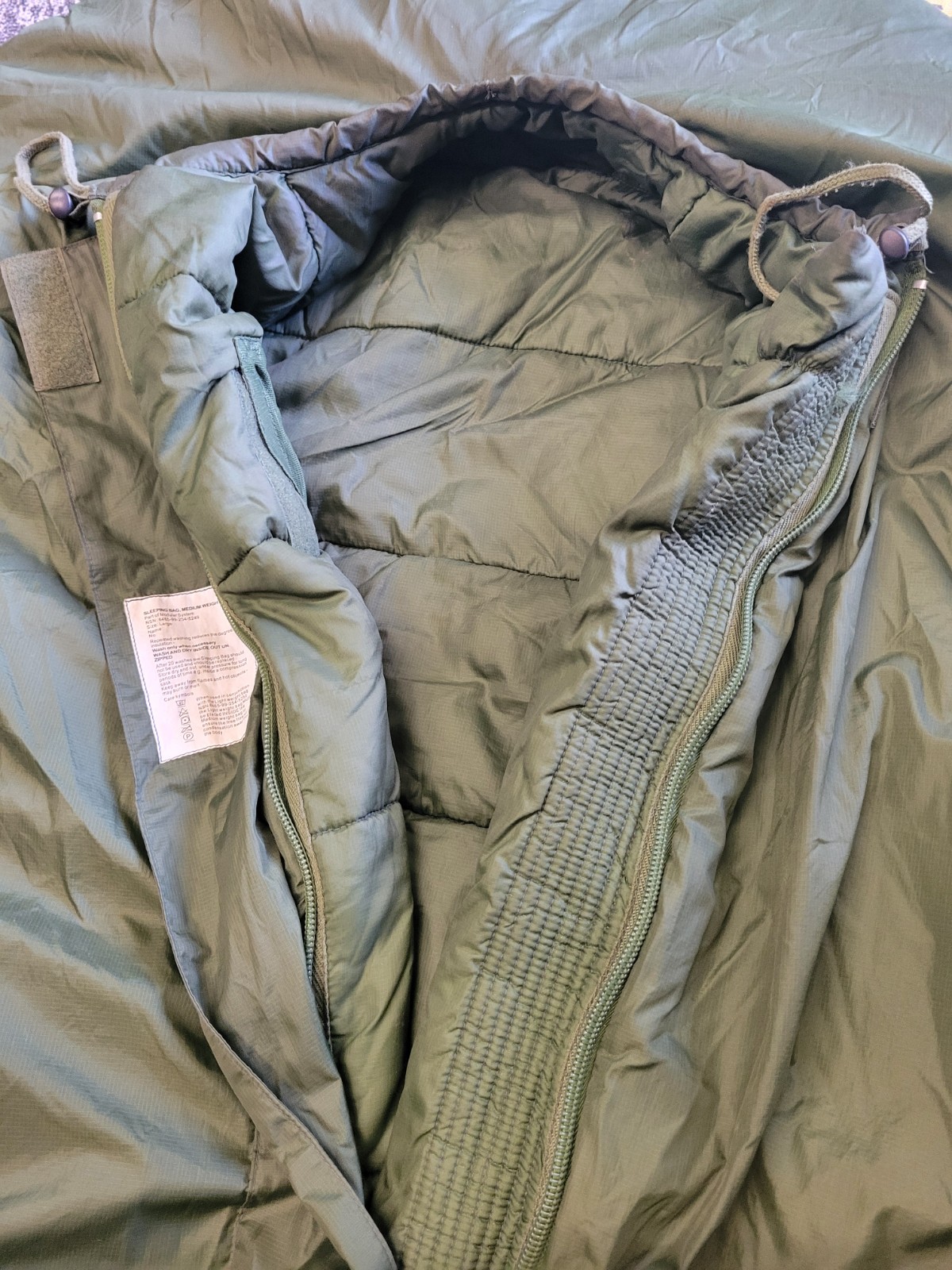 *British Army Military MOD Modular System Medium Weight Sleeping Bag Grade 1*