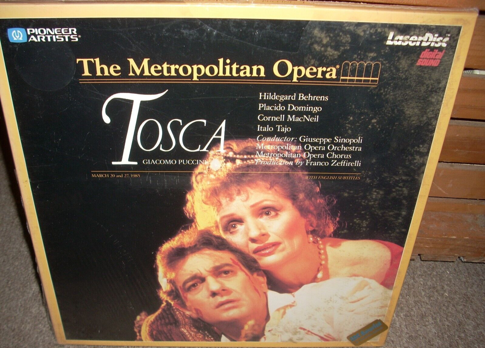 SINOPOLI / PUCCNI tosca ( classical )  LASERDISC SEALED