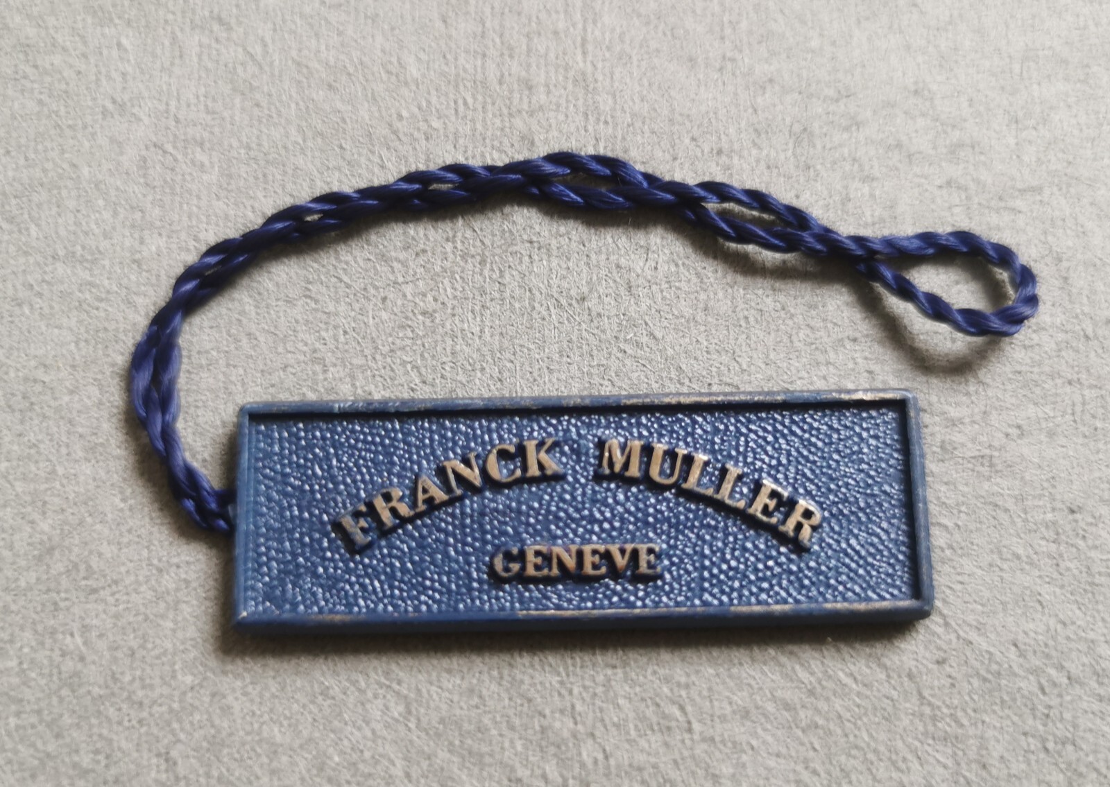 Franck Muller Vintage T2 plastic rectangular blue tag very good