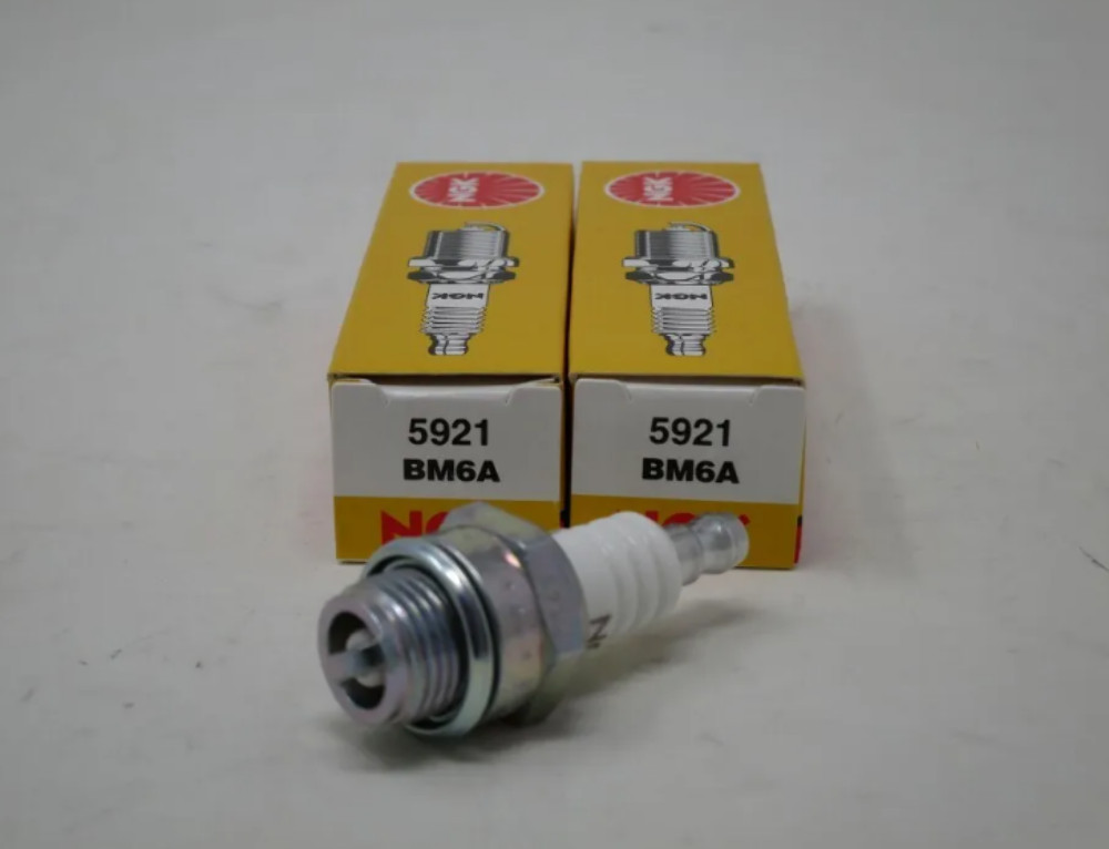 QTY 2 | NGK 5921 BM6A Standard Spark Plugs Honda TRX70 Yamaha YFM80 Suzuki LT80