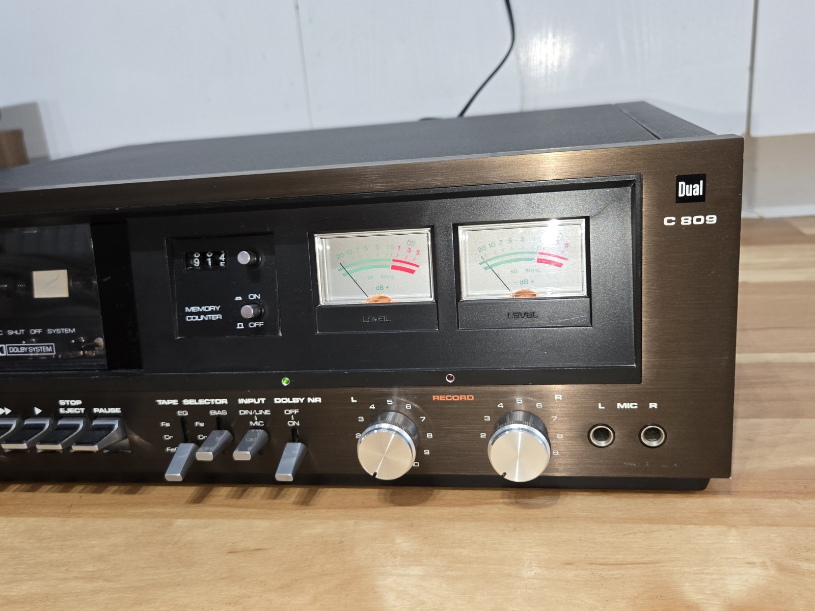 Vintage Dual C 809 Stereo Cassette Deck