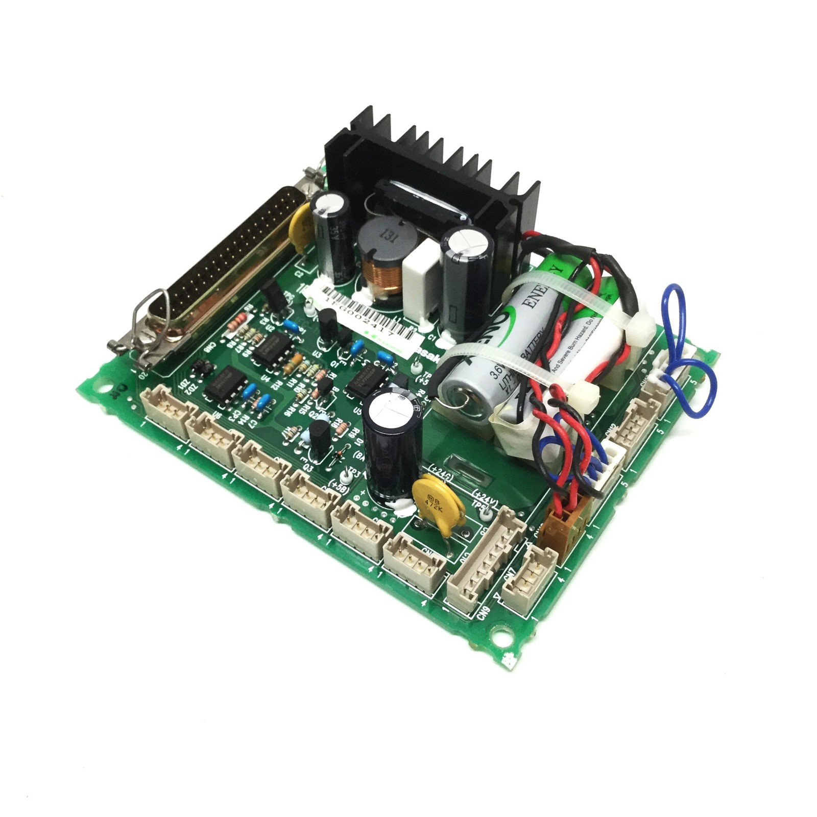 Kawasaki 50999-1547R00 Robot Add-On Backup Board, A50F, JS-5 *Dead Batteries*
