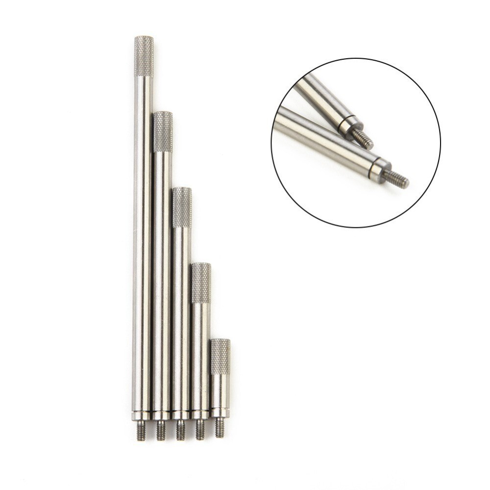 5pcs HSS Dial Digital Indicator Extension Stem Rod M2.5 20 40 60 80 100mm Kit