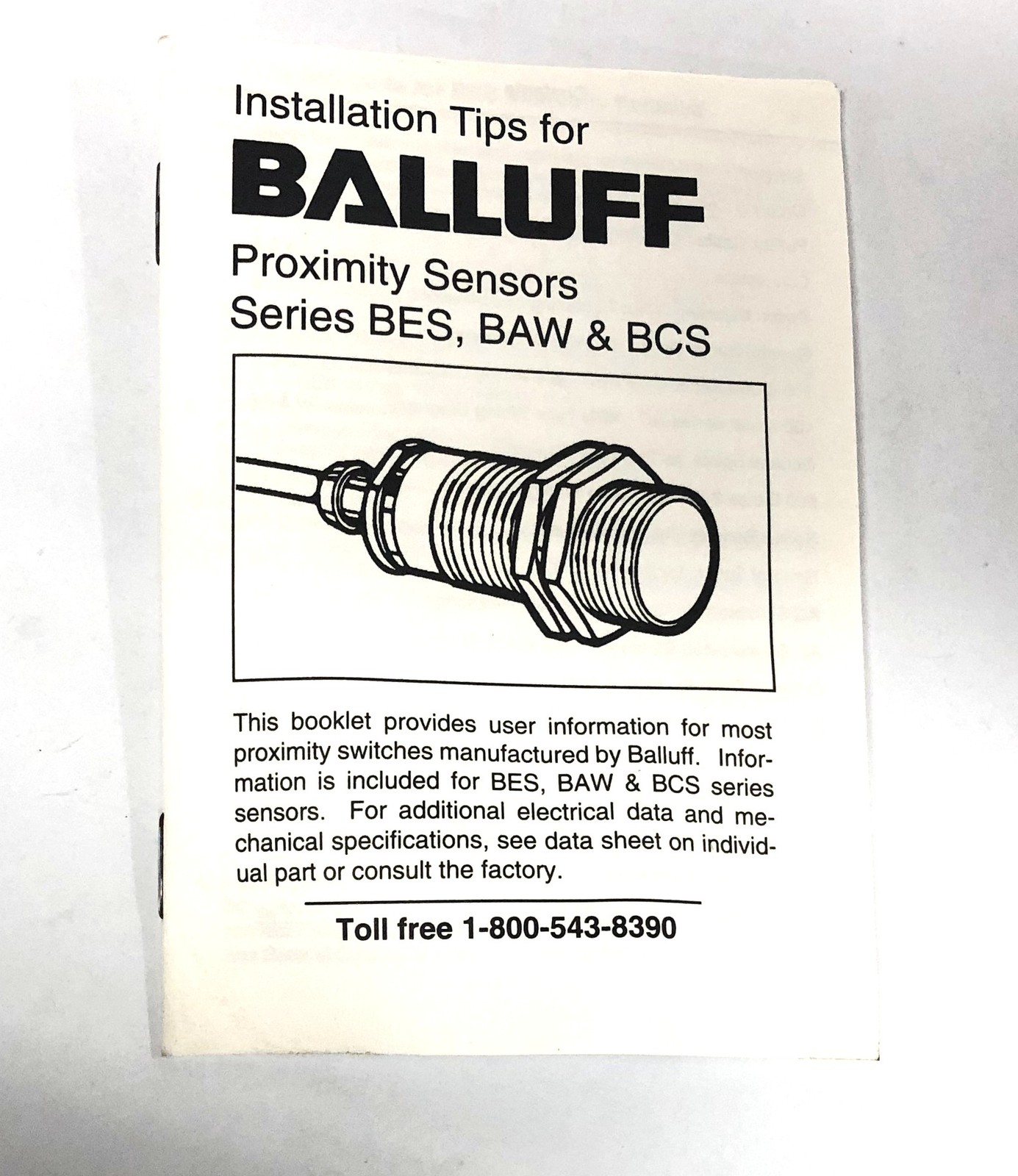 Balluff Proximity Sensor BKS-S05-AC-B-05 NOS