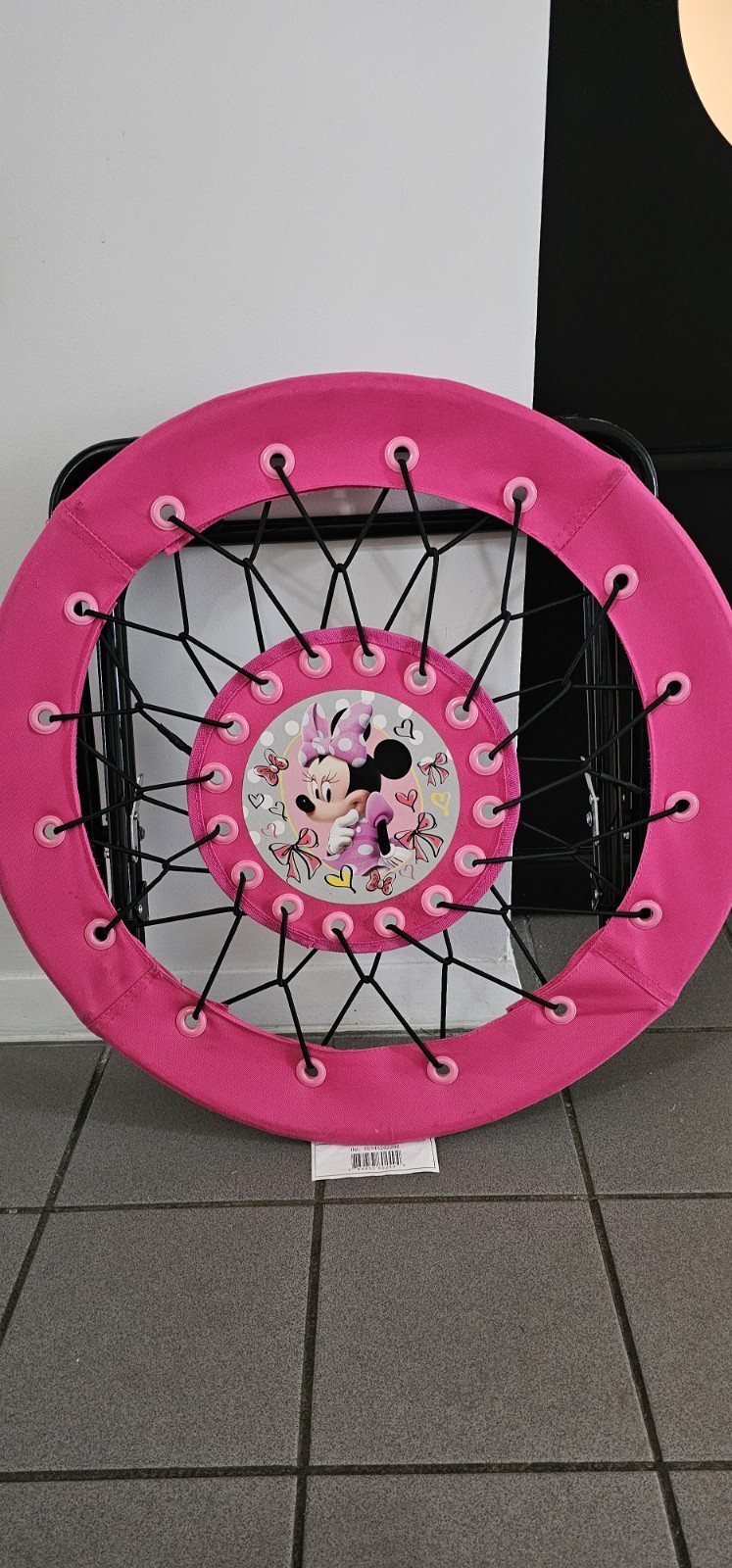 Adorable Disney 'Minnie Mouse' 19” Childrens, Kids Pink Mini-Saucer Chair.