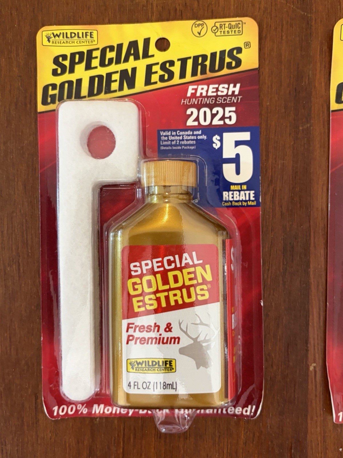 2x Wildlife Research Special Golden Estrus Deer Lure Doe Estrus Scent 4 oz 2025