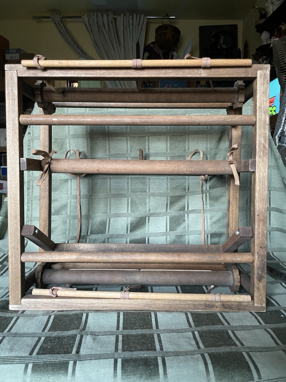 Antique Wooden Handmade Tabletop Loom ~