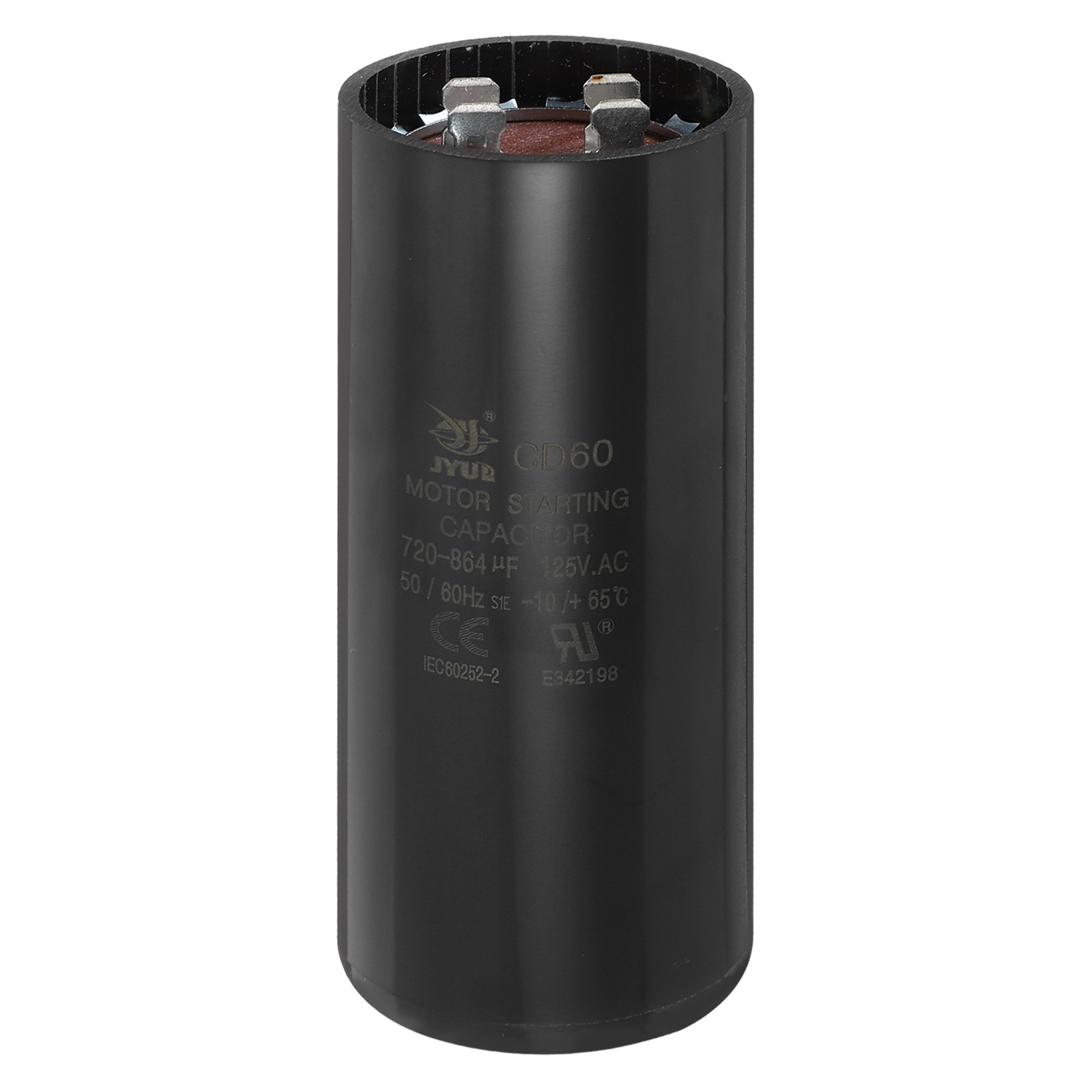 CD60 Capacitor 720-864 UF/Mfd 125VAC Run Motor Start Capacitor Black