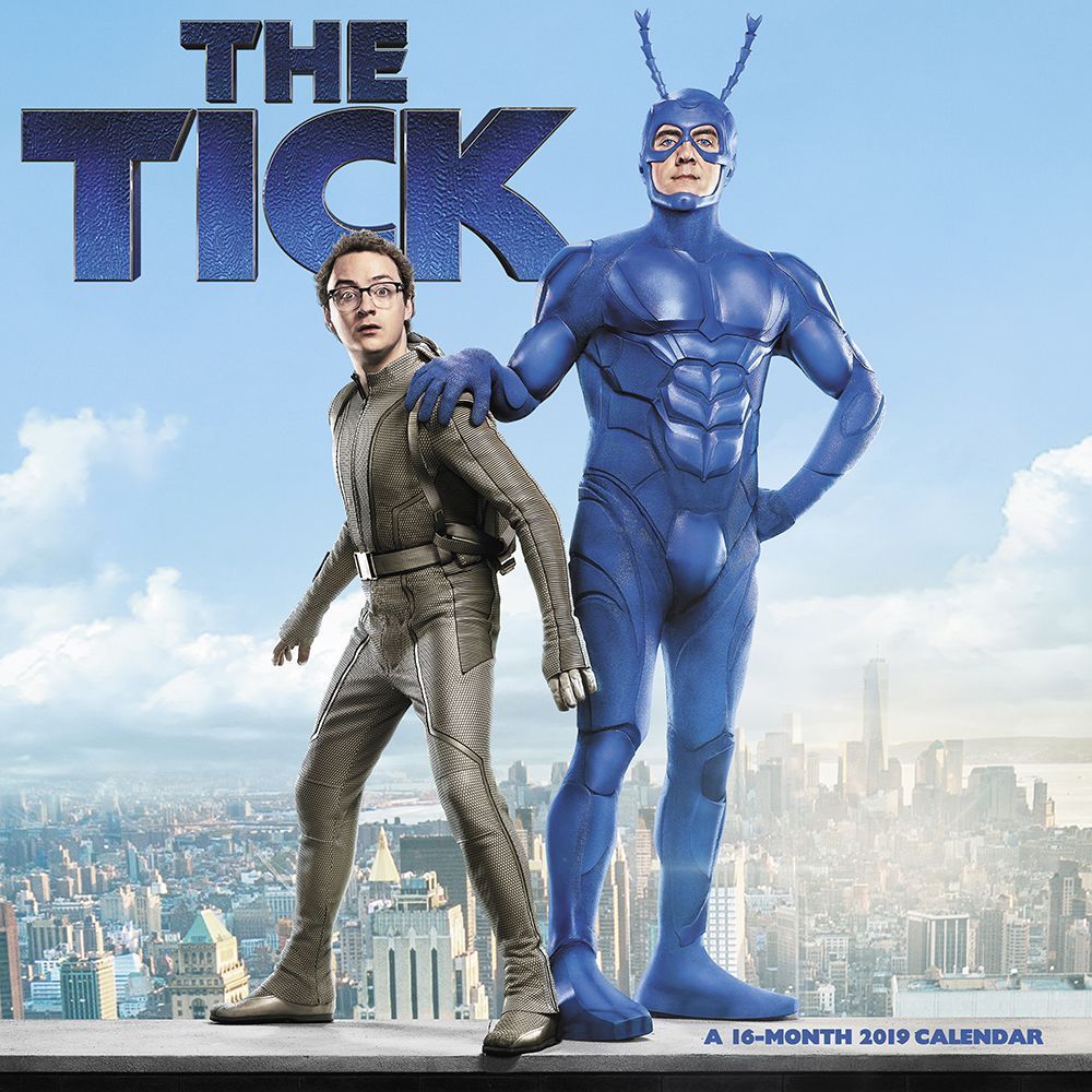 The Tick TV Series 16 Month 2019 Photo Wall Calendar NEW SEALED