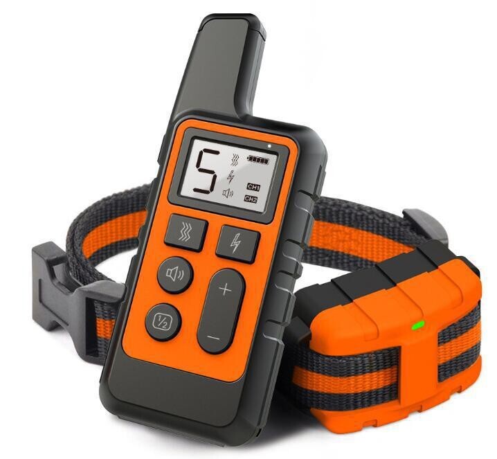 Dog Training Collar Pet Electric Shock Collar Waterproof with Remote For Dogs