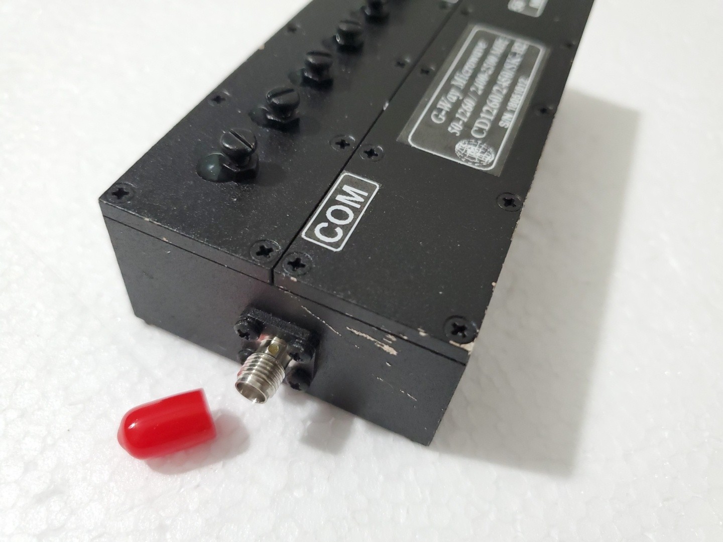 G-Way Microwave Diplexer CD1260/2450/SK-B2, 50-1260 / 2400-2500 MHz SMA Conn.