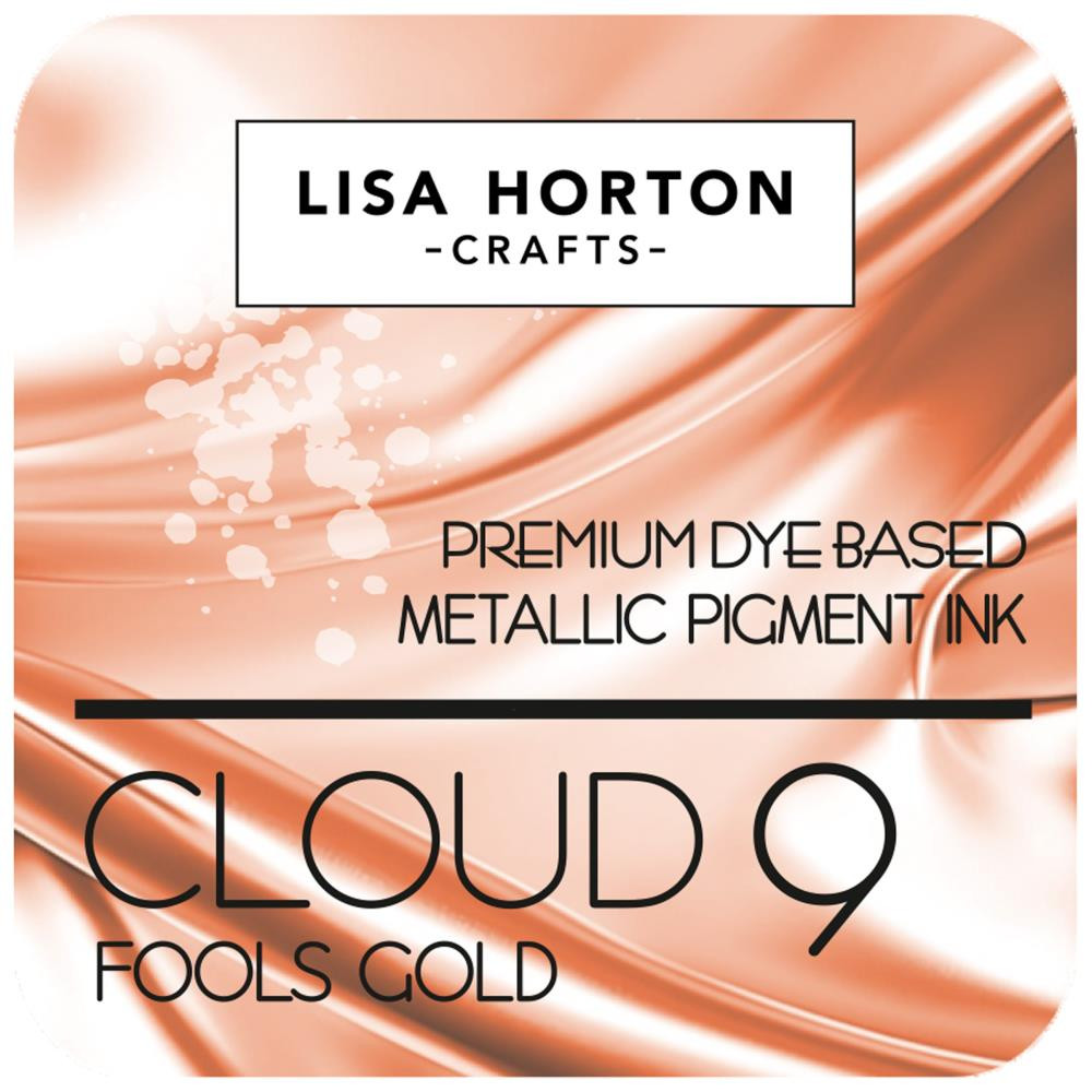Lisa Horton Crafts Cloud 9 Metallic Ink Pad - Fools Gold, LHCIP224