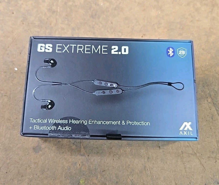 Axil GS-X Extreme 2.0 Shooting Ear Buds Tactical Wireless Hearing Enhancement