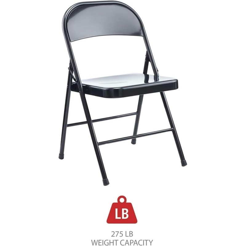Durable Metal Armless Seating Indoor Outdoor Use Easy to Clean Space Saver