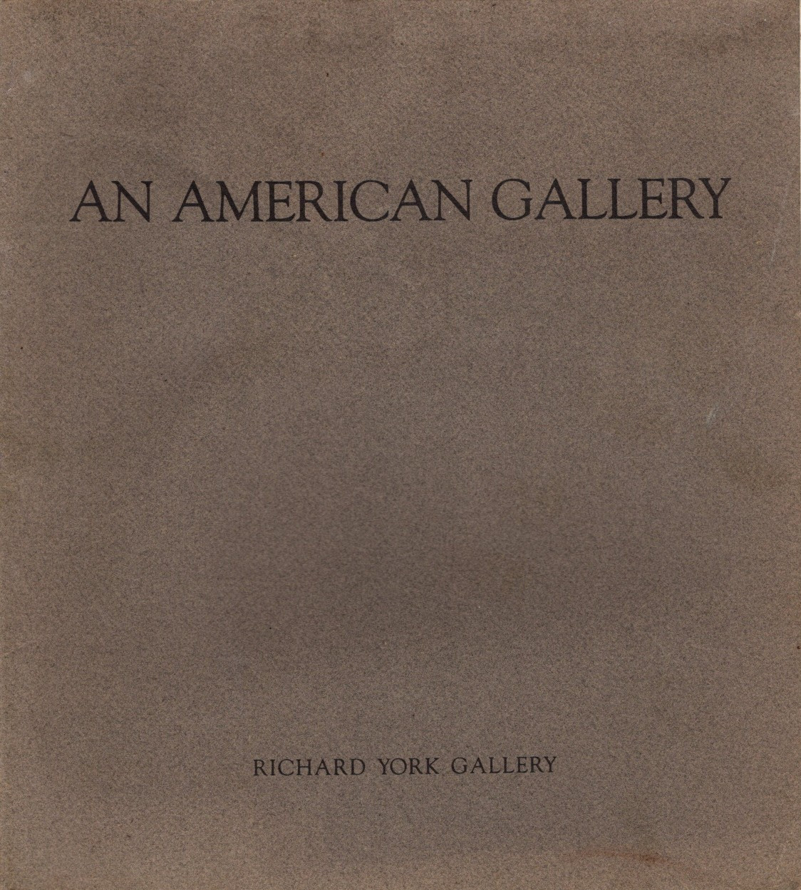 1986 An American Gallery - Richard York Gallery - Includes Georgia O'Keeffe