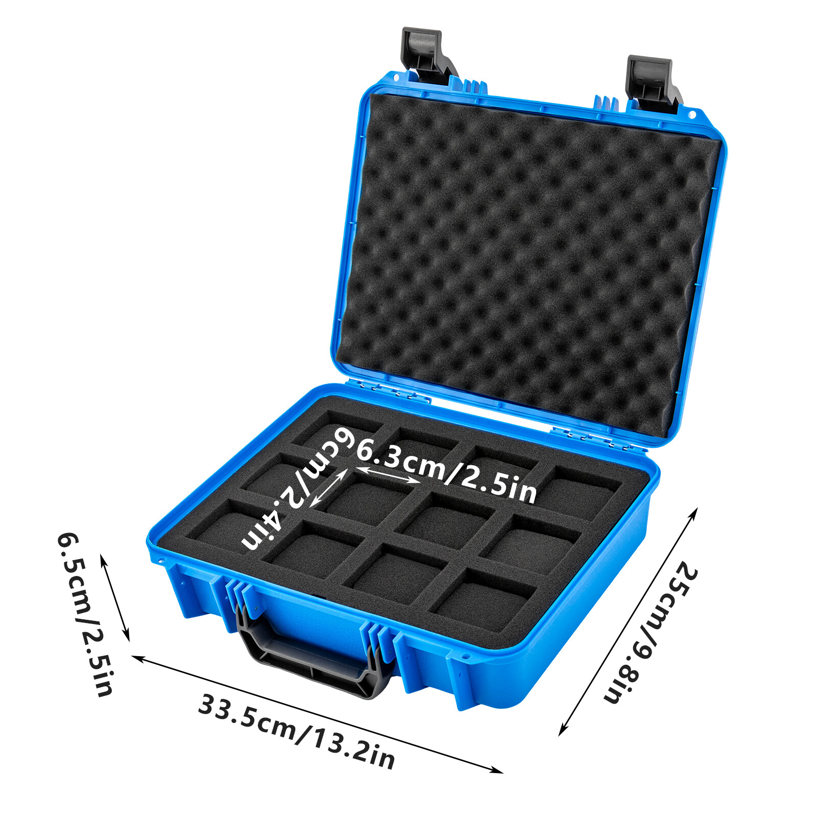 Watch Storage Box Suitcase Case Display Storage Case Moisture-Proof 12 Slots