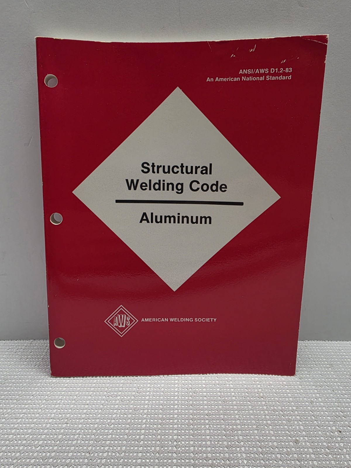 ANSI/AWS D1.2-83 Structural Welding Code Aluminum 1983 Vintage Manual