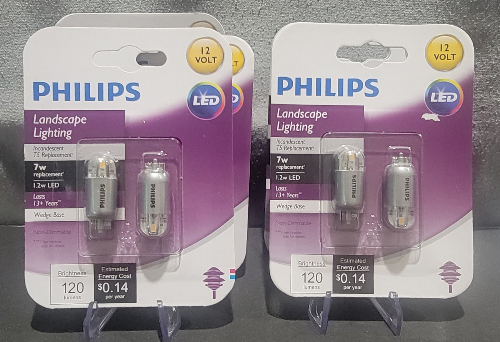 Philips Landscape Lighting 7Watt T5 LED Replacement Lamp 12Volt 1.2 Watt 2 Lamps