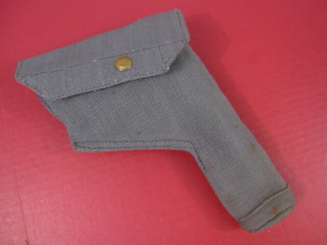 post-WWII British RAF Canvas Holster for Browning Hi Power Pistol - 1951 - MINT