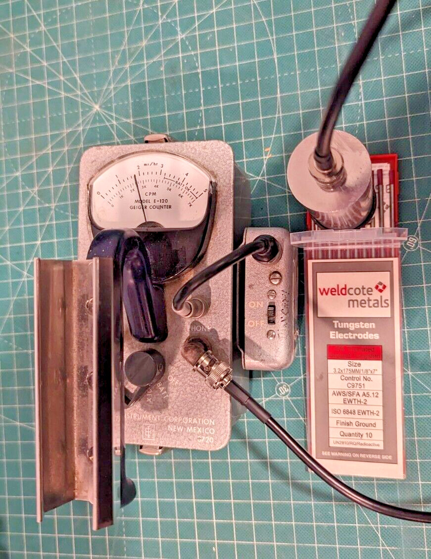 1x CLEAN Eberline E-120 Survey Meter And Probe Tested, Verified, and GUARANTEED
