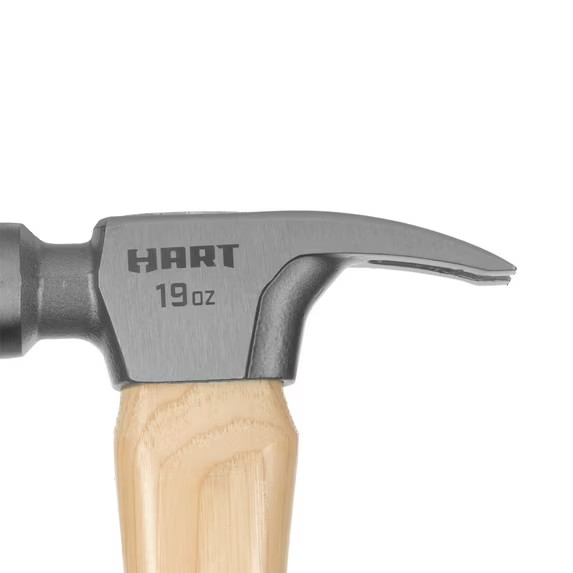 HART 19 oz. Hickory Framing Hammer