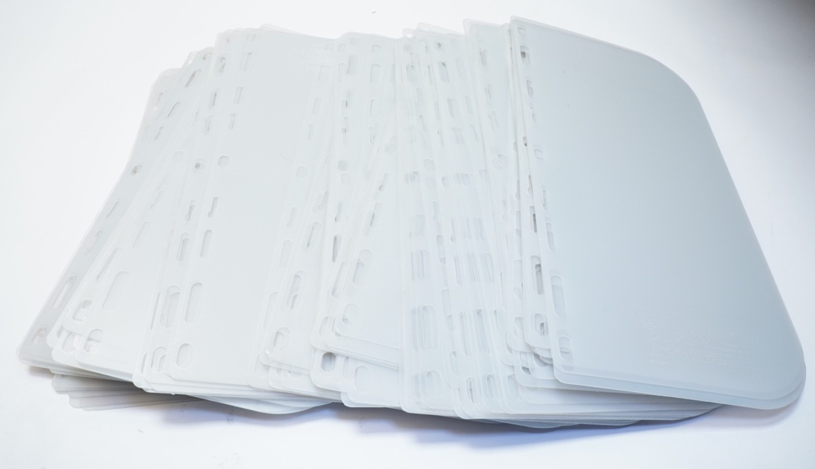 Lot of 79 Dynamic PIP Safety Visor Face Shield 251015211 8 x 15.50 x 0.04" (1mm)