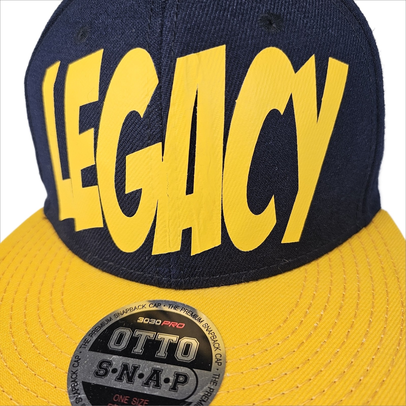 OTTO Legacy Snapback Cap Unisex Flat Bill Hat 3030PRO