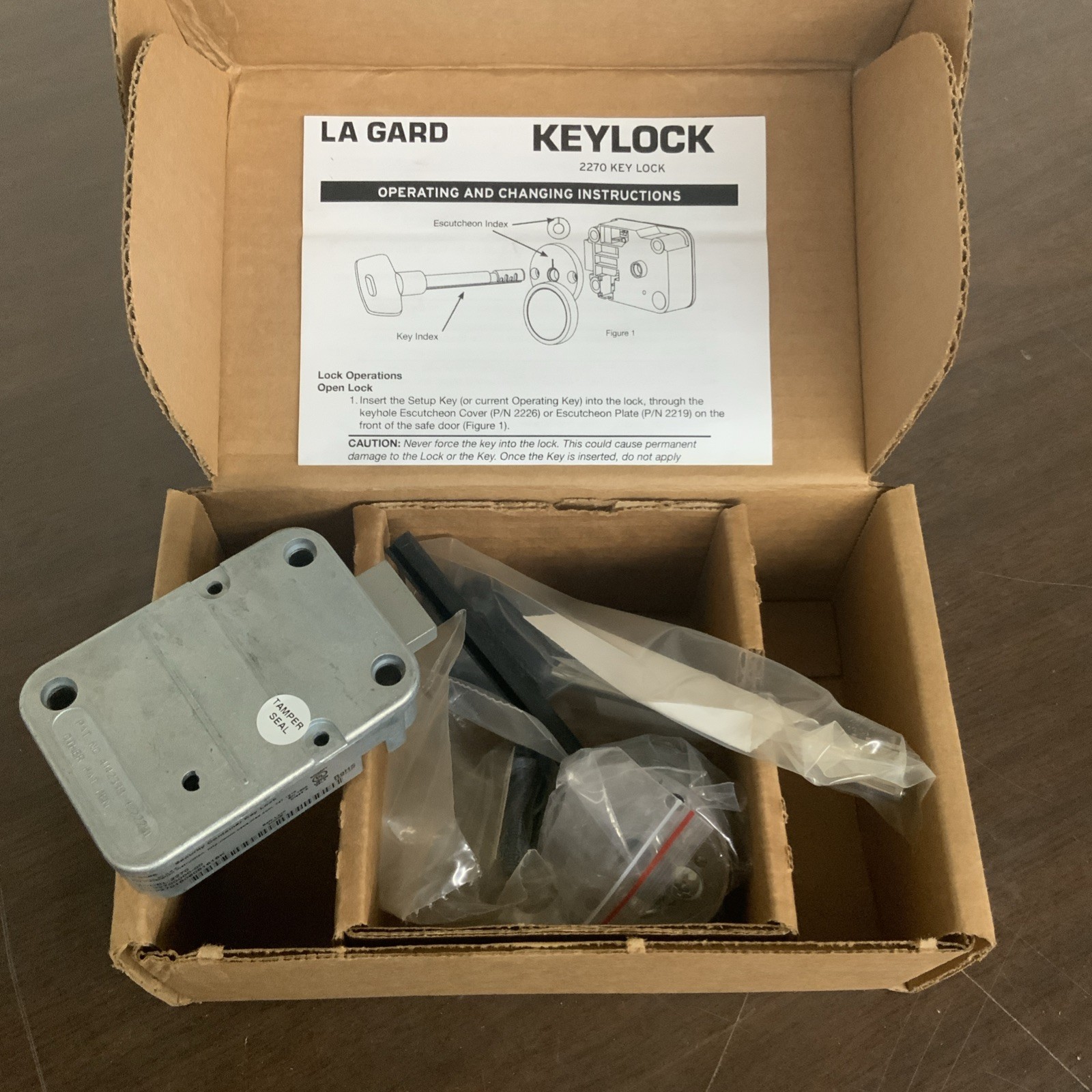New LA GARD 2270 KeyLock Lagard 49261684000A Key Lock 22700000-00