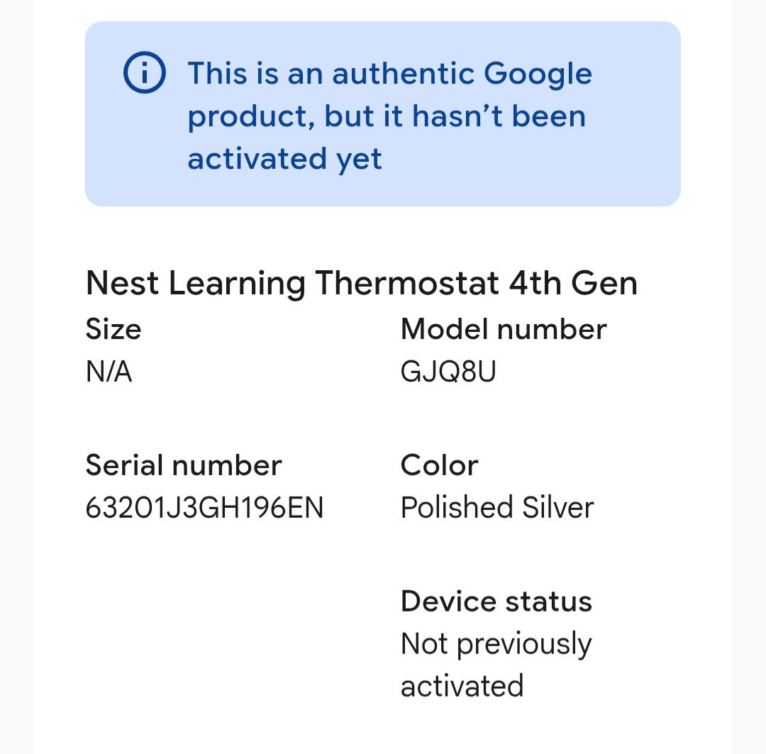 Google Nest Learning Thermostat 4th Gen & Sensor 2nd Gen Polished Silver