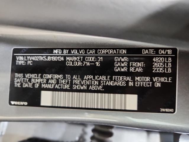 Volvo S60 Contact Sensor 2018 2017 2016