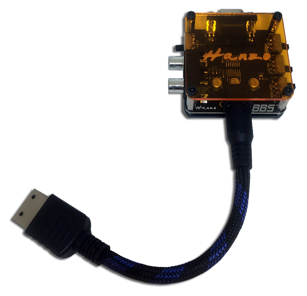 BeharBros Hanzo Sega Dreamcast VGA Box Adapter Cable Video Lead Console Mod NEW
