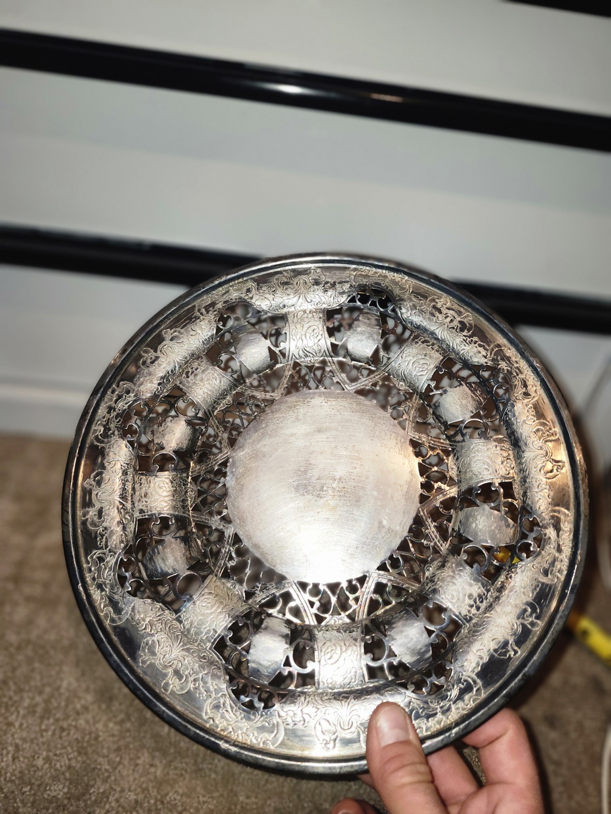 SHEFFIELD ROYAL ROCHESTER SILVER PLATE Ornamental Plate