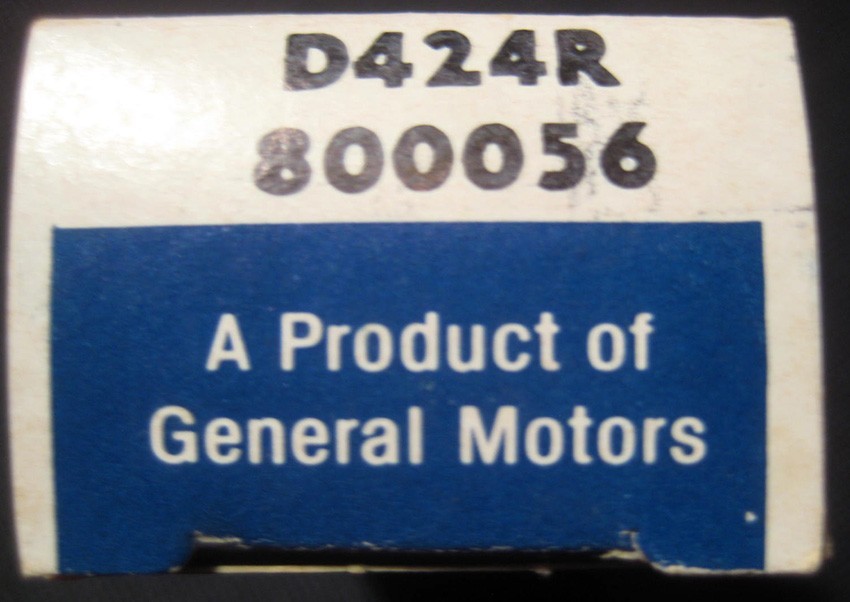 Delco Remy Distributor Rotor # D424R  GM # 800056 – NOS in box.