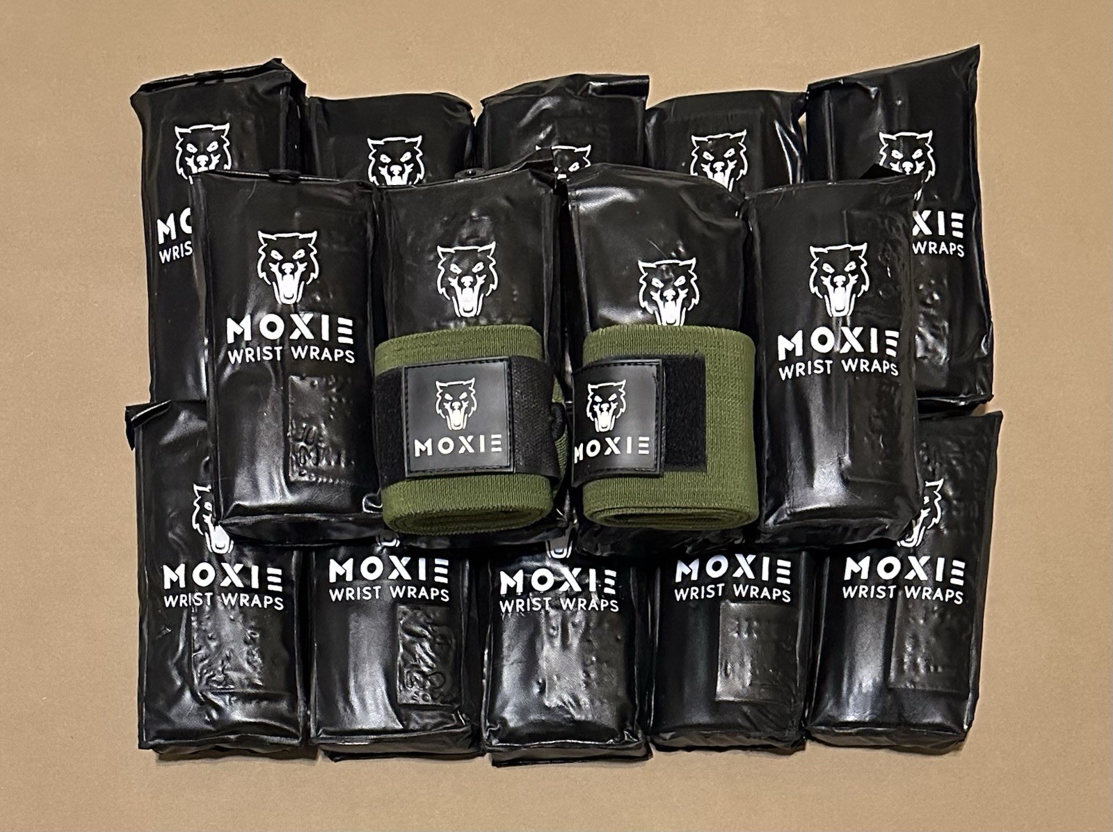 Moxie Weight Lifting Power Strength Wrist Wraps 18" Lot of 15
