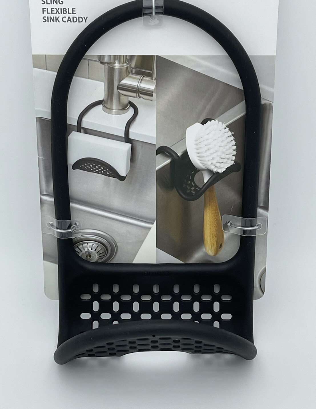Umbra Flexible Sling Sink Caddy Black