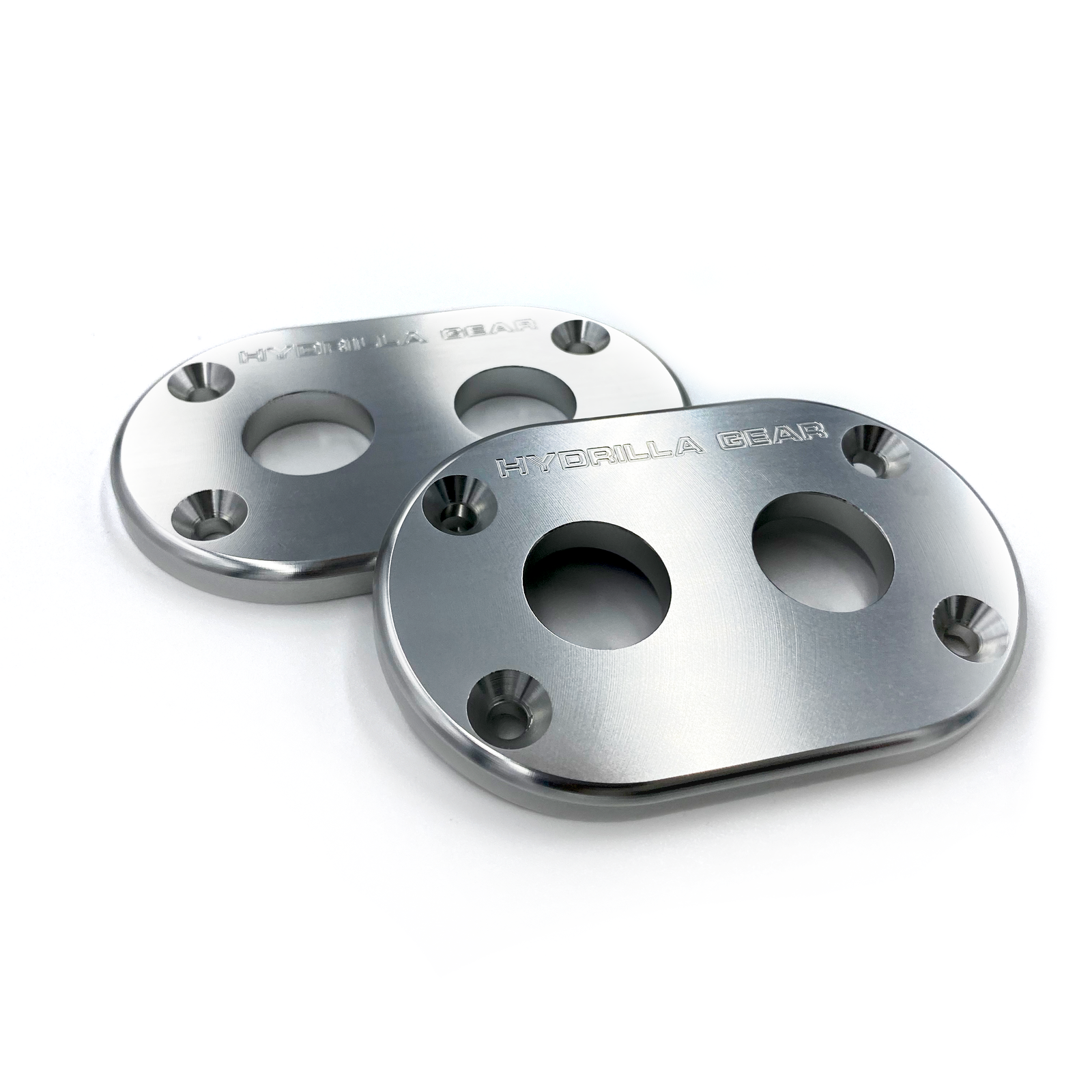 Hydrilla Gear's Bulkhead Plate - Minn Kota Raptor, Silver