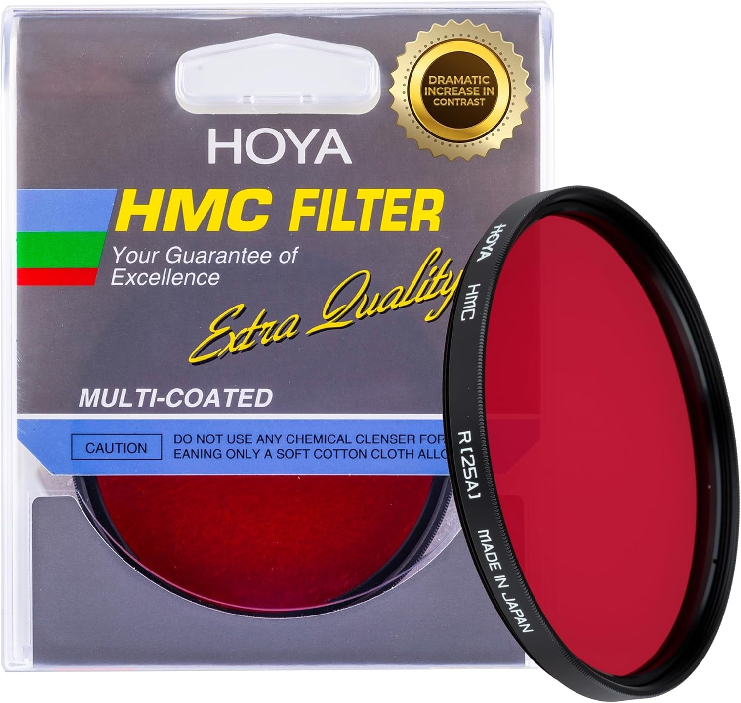 Hoya 52mm Red 25A (HMC) Multi-Coated Glass Filter. U.S. Authorized Dealer