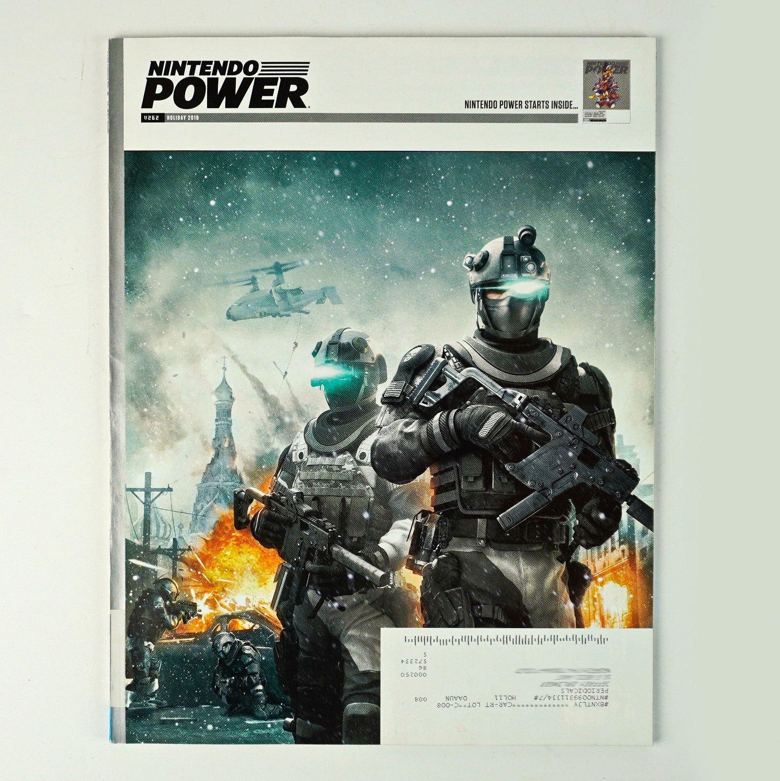 Nintendo Power Magazine Volume 262 Holiday 2010 (Subscriber Edition) -N